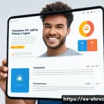 서비스 디자인 사고의 윤리적 고려사항 - **Transparency in Digital Agreements**
    A visually clear and approachable interface on a tablet s...