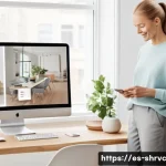 서비스 디자인 사고의 해외 사례 비교 분석 - A modern Scandinavian public service digital platform interface displayed on a sleek desktop and sma...